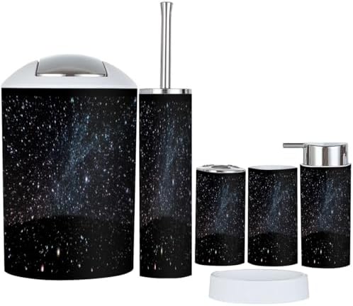 TRANQDEHOM 6-Piece Bathroom Accessory Set