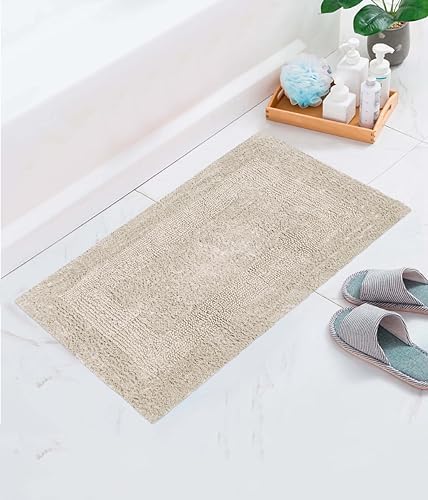 COTTON CRAFT Bath Mat Set of 2 Reversible