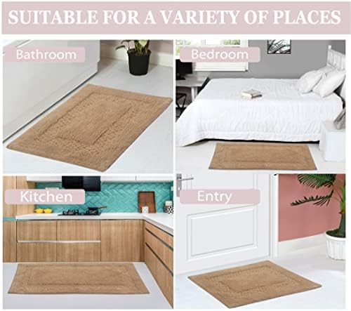 Home Weavers Classy Bathmat 17x24 Cotton Rug Set