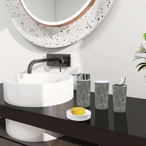 Boho Bathroom Accessory Set 6 Piece 1
