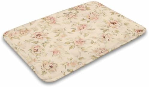 Absorbent Soft Flower Bath Mat 16x24