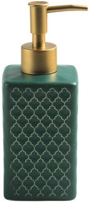 Modern Ceramic Liquid Soap Dispenser with Pump Green