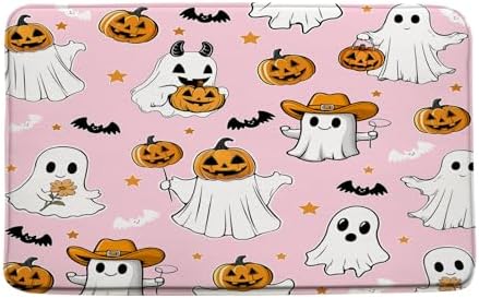 Halloween Ghost Bath Mat 16x24 Inch