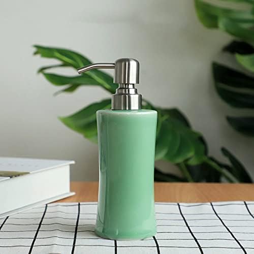 SAFWE Liquid Soap Dispenser Vintage Celadon Ceramic