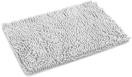 KELINFONG Black Non-Slip Bath Rug 27x18 Inch