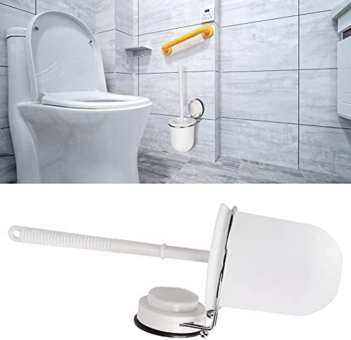Hilitand Suction Cup Toilet Brush Set with Wall Mount Holder
