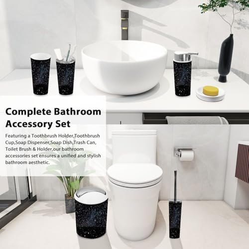 TRANQDEHOM 6-Piece Bathroom Accessory Set