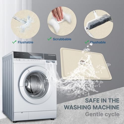 Hoolqxo Diatomaceous Earth Bath Mat