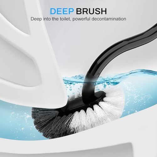 SetSail Toilet Brush and Holder Set Black 1