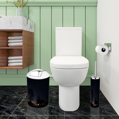 Bathroom Accessory Set 6 Piece Boho Style