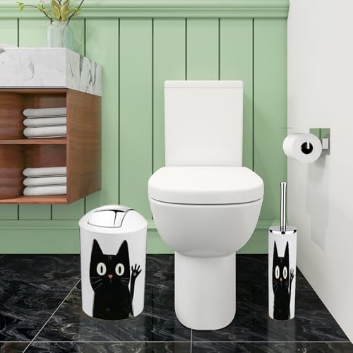 Boho Style 6 Piece Bathroom Accessory Set