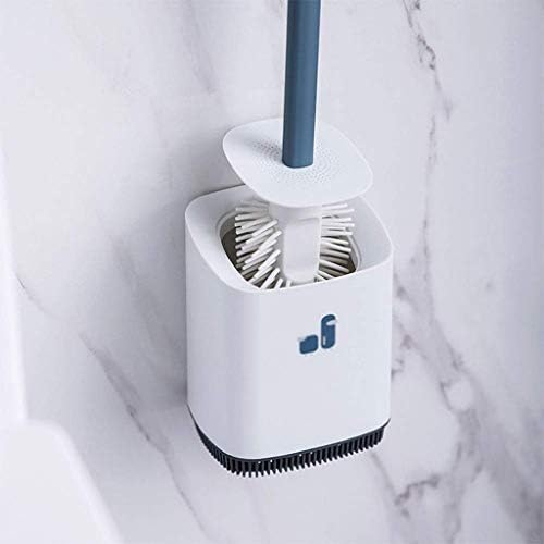 White Toilet Brush Holder with Long Handle
