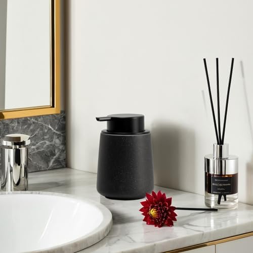 Haocoott Foaming Soap Dispenser Pump - Black Modern Style Refillable