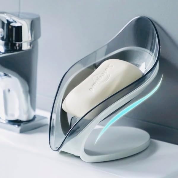 Cute Leaf Soap Dish - Stylish and Functional Sink Organizer