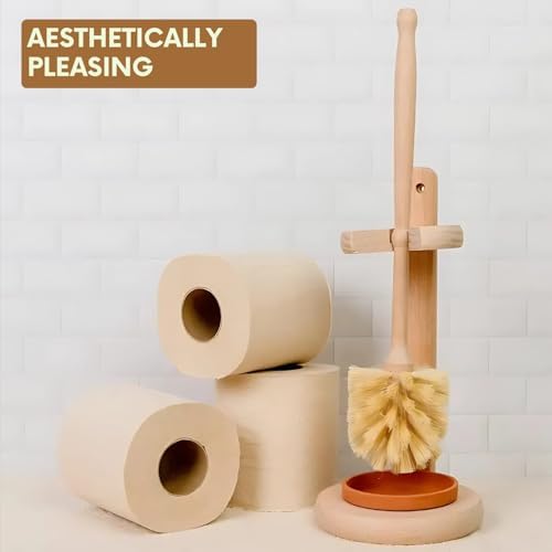 Nacterra Eco Friendly Toilet Brush Set