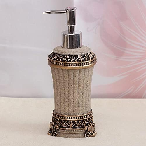 Refillable Liquid Soap Dispenser with Gold Pump