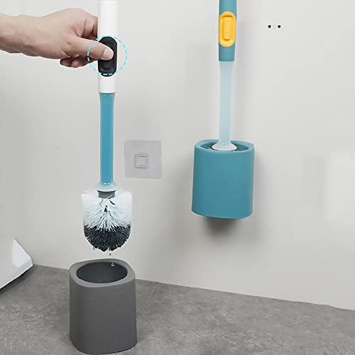 ROLTIN Toilet Brush Set with Wall-Mounted Bracket