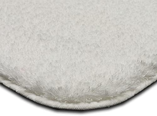 Mohawk Home Kingston Bath Mat 15 x 2 White Machine Washable