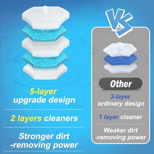 Squish Wall Mounted Toilet Brush with 16 Refills 1