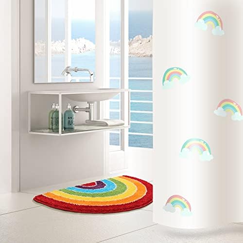 Panstar Rainbow Bath Mat Non Slip Absorbent