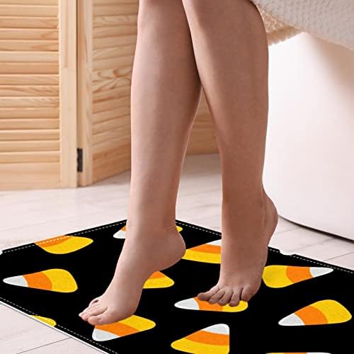 KXO Halloween Candy Corn Bath Rug 16x24 Inch
