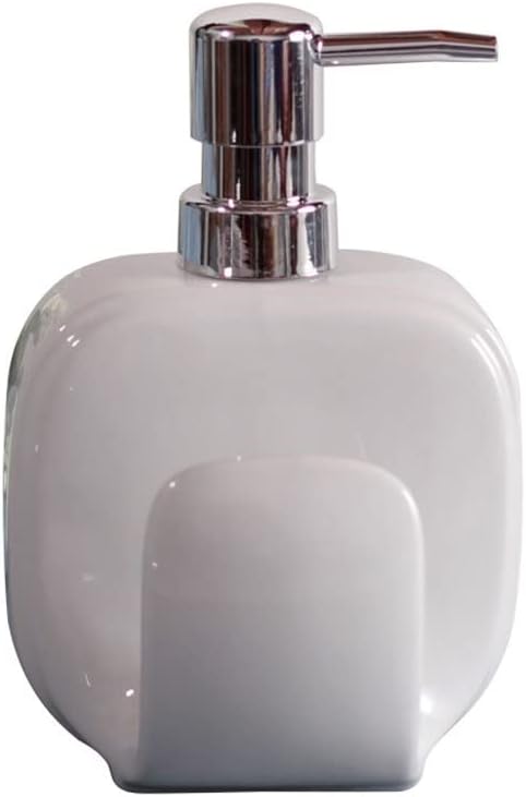 Moisture Ceramic Soap Dispenser Set White 1