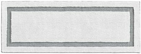 mDesign Hydra Bath Rug - Non-Skid Extra Long Machine Washable