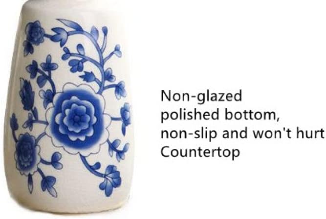 Vintage Ceramic Soap Dispenser with Gold Pump