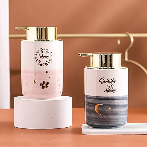 SAFWE Foaming Soap Dispenser with Pink Flower Design