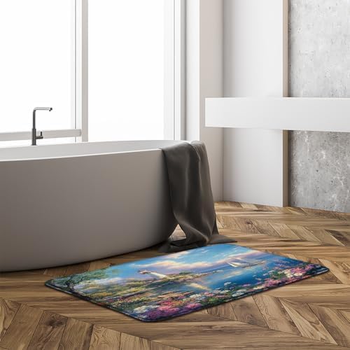 GCTNBJL Ocean Lighthouse Bath Mat 178x295 Inch