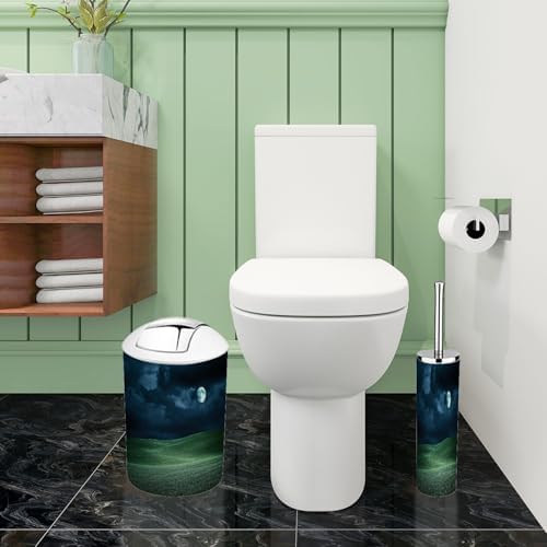 Boho Bathroom Accessory Set 6 Piece Modern