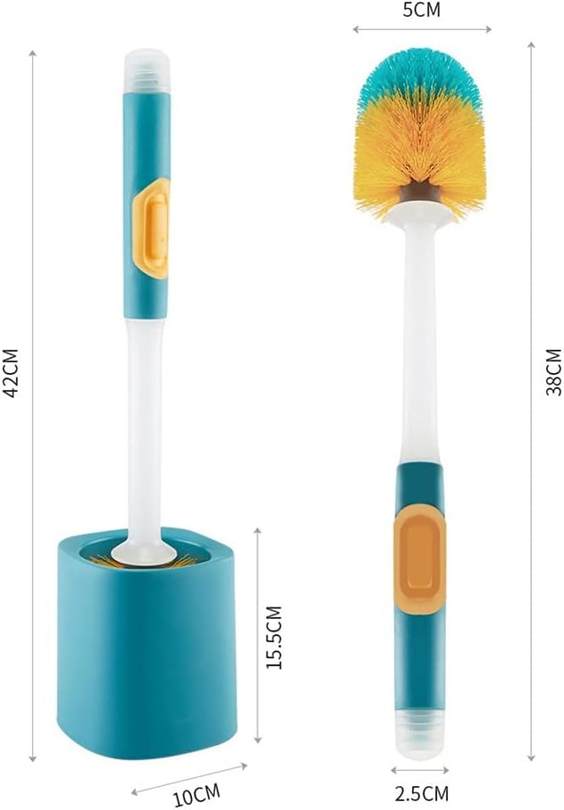 ROLTIN Toilet Brush Set with Wall-Mounted Bracket