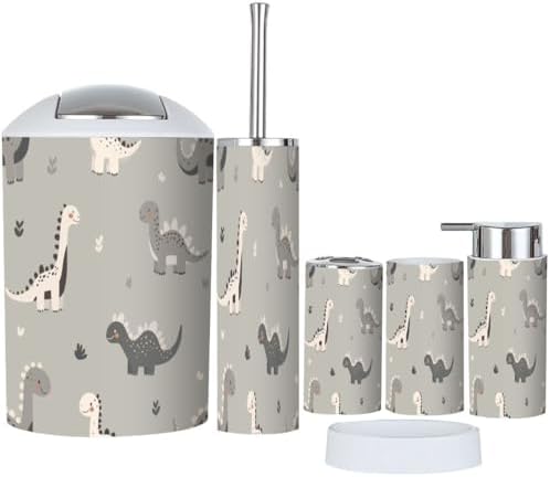 Boho Bathroom Accessory Set 6 Piece for Kids