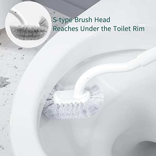 Kpoooku Toilet Brush and Holder Set