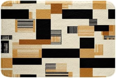 Feelyou 16x24 Geometric Modern Art Bath Rug