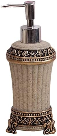 Refillable Liquid Soap Dispenser with Gold Pump