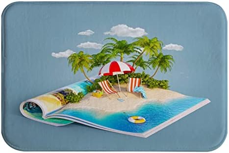 AMonamour Non-Slip Bath Mat Rug for Bathroom Shower 40x60cm