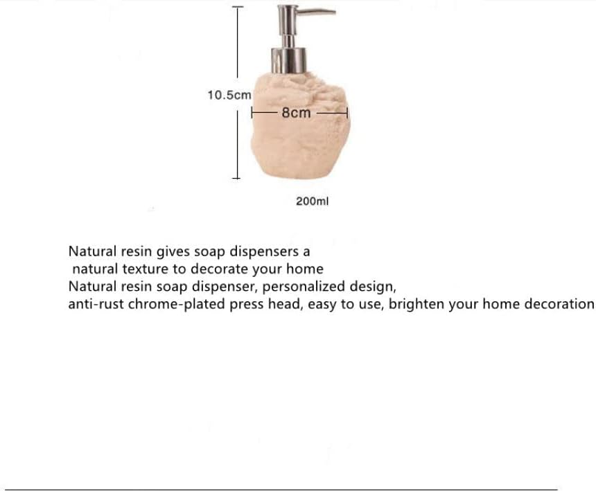 SAFWE Liquid Soap Dispenser 12oz Refillable Resin