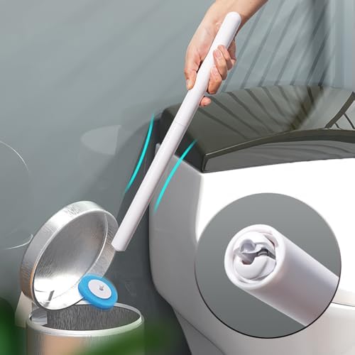 WYYHAA Toilet Brush Kit with 32 Refill Heads 1
