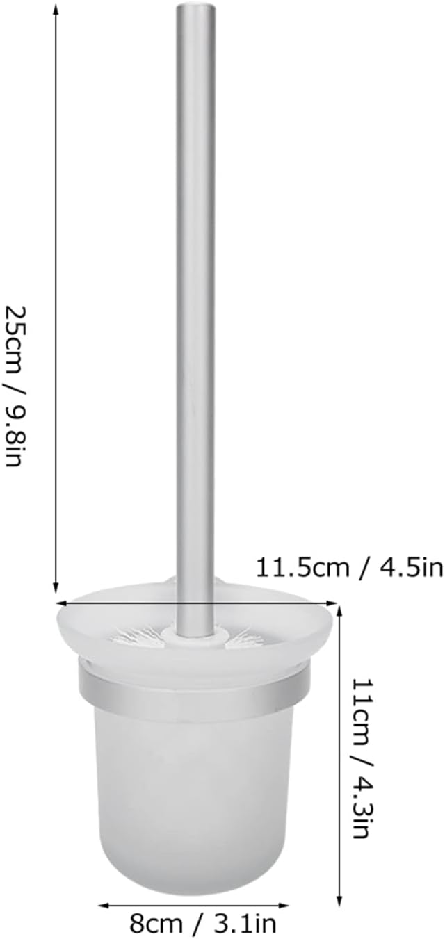 Garosa Toilet Brush and Wall Mounted Holder Set