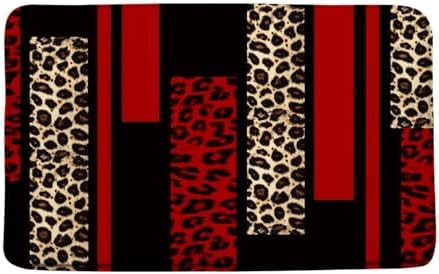 Leopard Print Bath Mat with Cheetah Skin Design