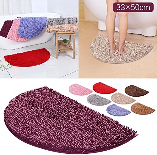 Chenille Bath Mat Rug 24x36 Inch Non-Slip