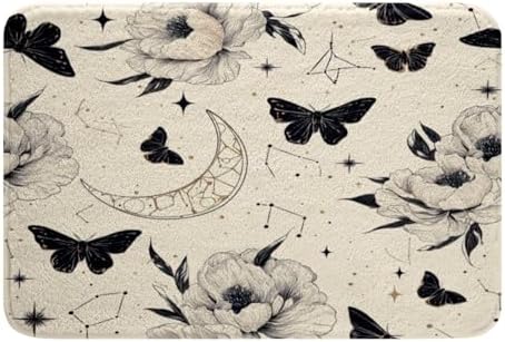Feelyou Butterfly Bath Rug 16x24 Inch 1