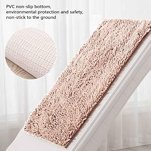Scceatti Non Slip Bath Mat - Soft Furry Absorbent Kitchen Rug