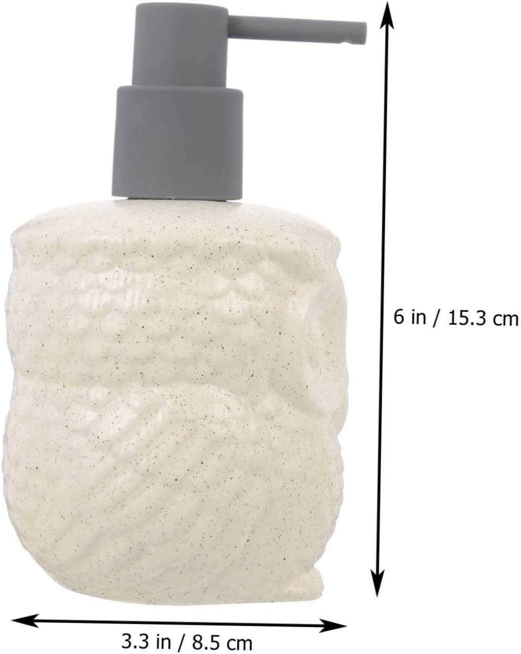 Owl Shape Ceramic Lotion Dispenser Pump Set