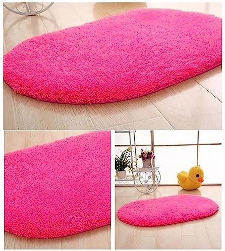 Gooddyiyukey 27 x 18 Non-Slip Plush Bath Rug Set