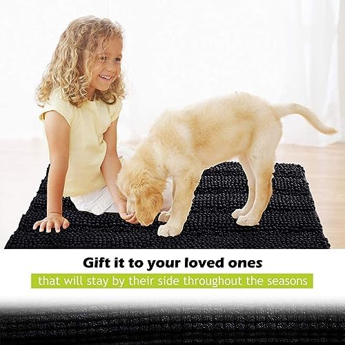 KGORGE Soft Shaggy Non-Slip Bath Mat 70x24