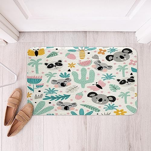 Feelyou Cartoon Koala Bath Mat 16x24 Inch