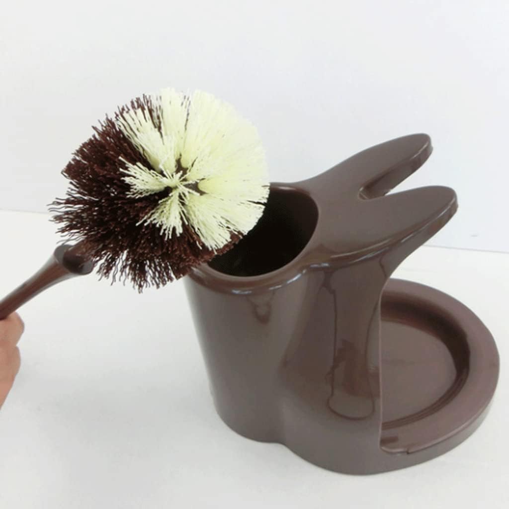 SUREK Soft Floor Toilet Brush Plunger Set