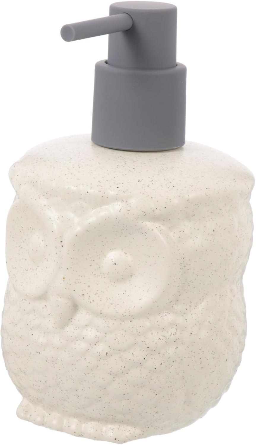 Owl Shape Ceramic Lotion Dispenser Pump Set